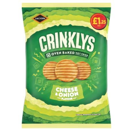 Jacob's Crinklys - Cheese & Onion