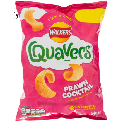Walkers Quavers - Prawn Cocktail