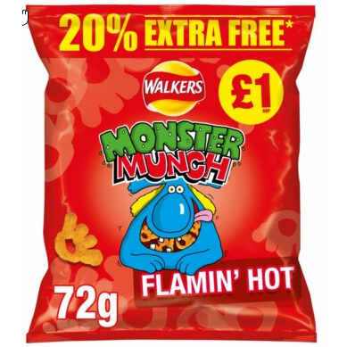 Walkers Monster Munch - Flamin Hot