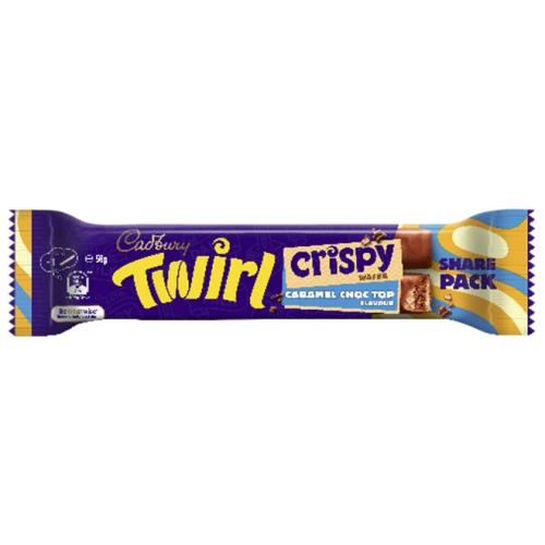 Cadbury Twirl Crispy Caramel Chocolate Top