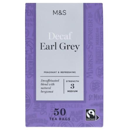 M&S Earl Grey Decaf Bags