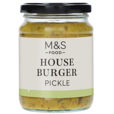 M&S House Burger Pickle