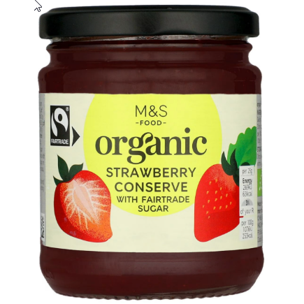 Organic Strawberry Conserve