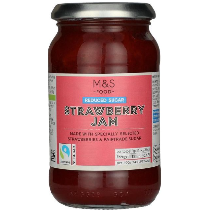 Reduced Sugar Strawberry Jam