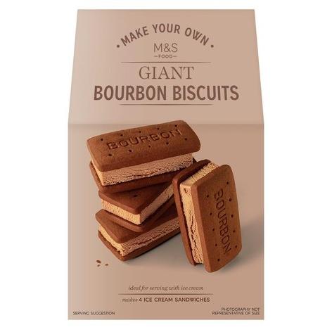 Make Your Own Giant Bourbon Biscuit Icecream Sandwich