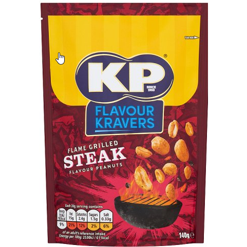 KP Nuts - Flavour Kraver Flame Grilled Steak Peanuts