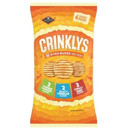 Jacob's Crinklys - Variety Multipack