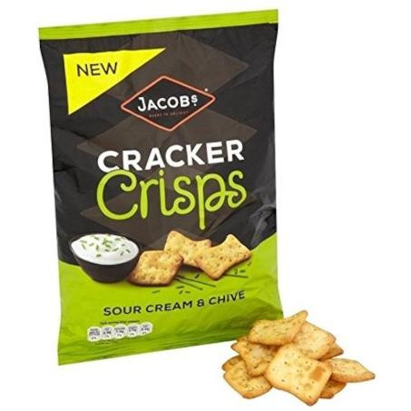 Jacob's Cracker Crisps - Sour Cream & Chive