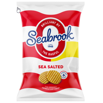 SEABROOK SEA SALTED 70G
