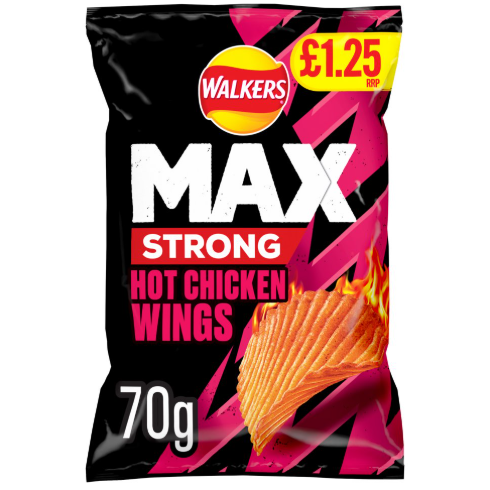 Walkers Max Strong Hot Chicken Wings