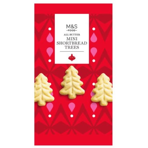 M&S All Butter Mini Shortbread Trees