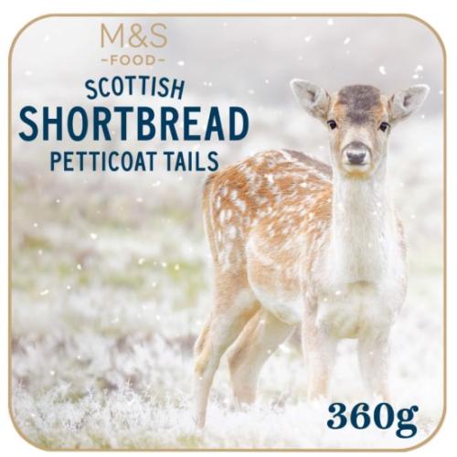 M&S All Butter Scottish Shortbread Fawn Petticoat Tails