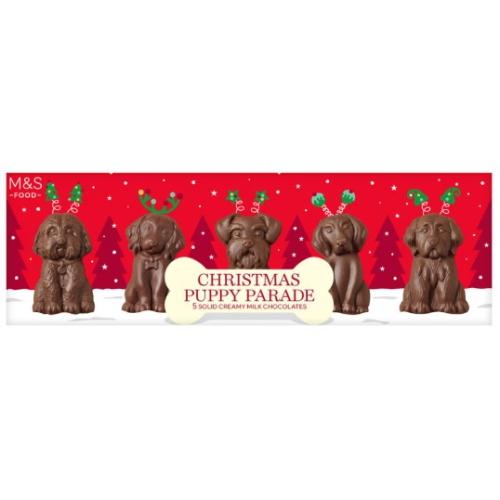 M&S Christmas Puppy Parade
