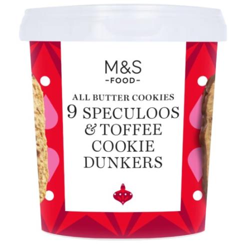 M&S 9 Speculoos & Toffee Cookie Dunkers