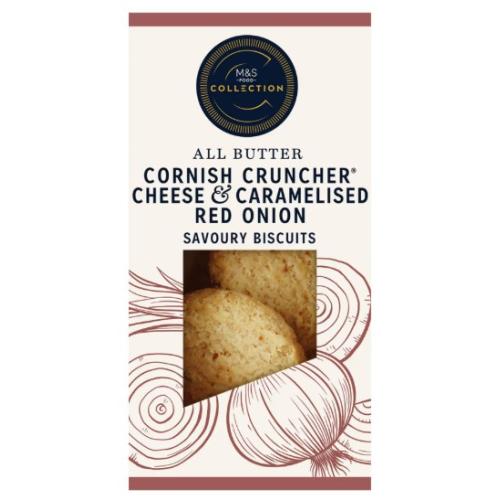 Collection Cornish Cruncher Cheese & Caramelised Red Onion Biscuits