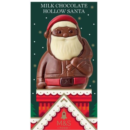Milk Chocolate Hollow Santa