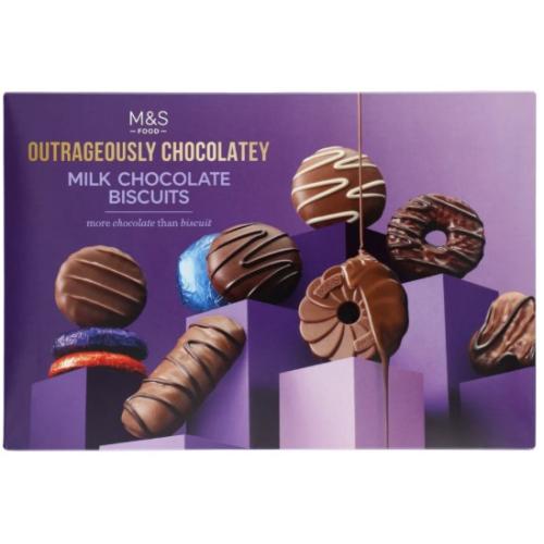 Outrageously Chocolatey Milk Chocolate Biscuits