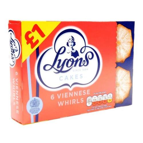 Cakes Lyons Viennese Whirls 12 x 6pk
