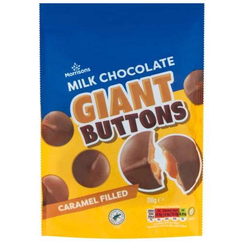 Morrisons Caramel Filled Giant Buttons