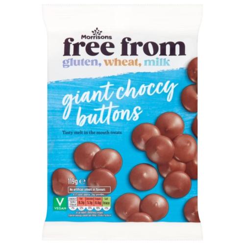 Morrisons Free From Chocolate Buttons