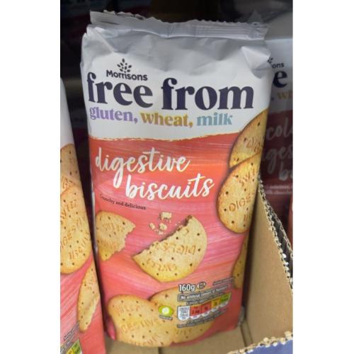 Morrisons Free From Digestive Biscuits
