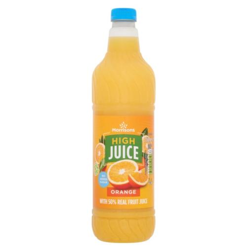 Morrisons No Added Sugar Orange High Juice