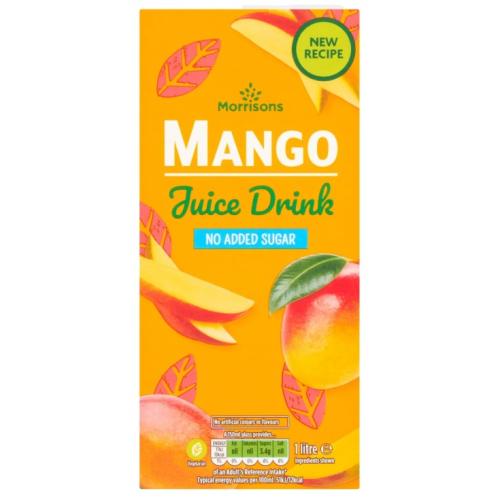 Morrisons Mango Juice No Added Sugar 1L