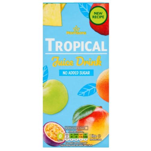 Morrisons Tropical Juice No Added Sugar