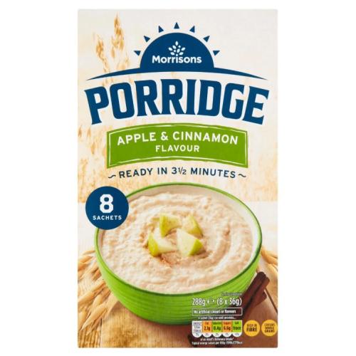 Morrisons Apple & Cinnamon Porridge