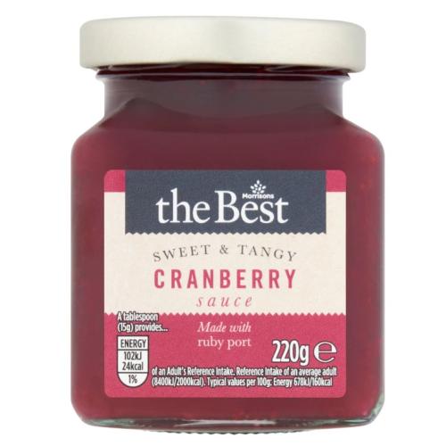 Morrisons The Best Cranberry Sauce with Port