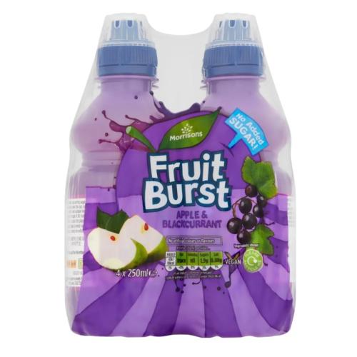 Morrisons NAS Apple & Blackcurrant Juice