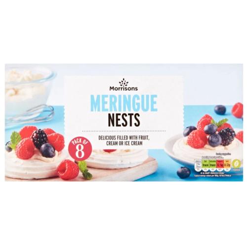 Morrisons Meringues Nests