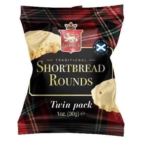 Stewart's Cello Shortbread Twin Pack Rounds