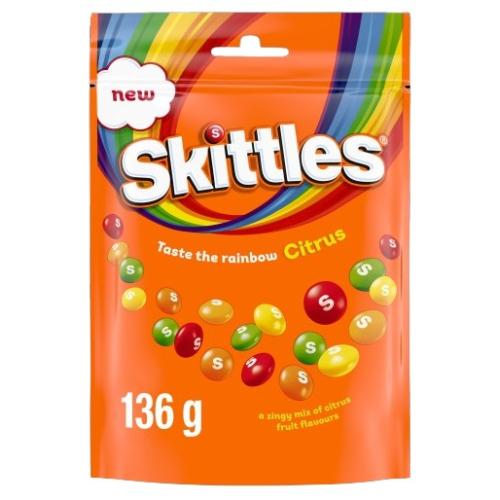 Skittles Citrus Sweets Pouch - Vegan