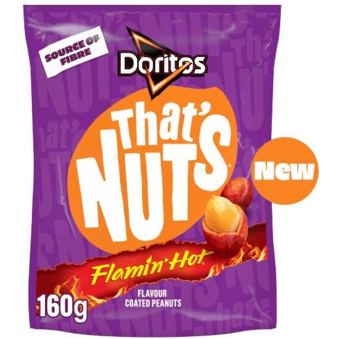 That's Nuts Coated Peanuts - Doritos Flamin Hot