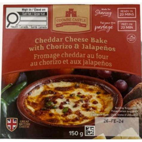 Coombe Castle Cheese Bake - Chorizo Jalapeno