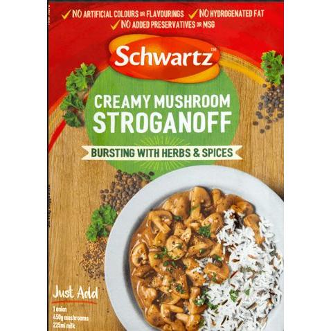 Schwartz Mushroom Stroganoff