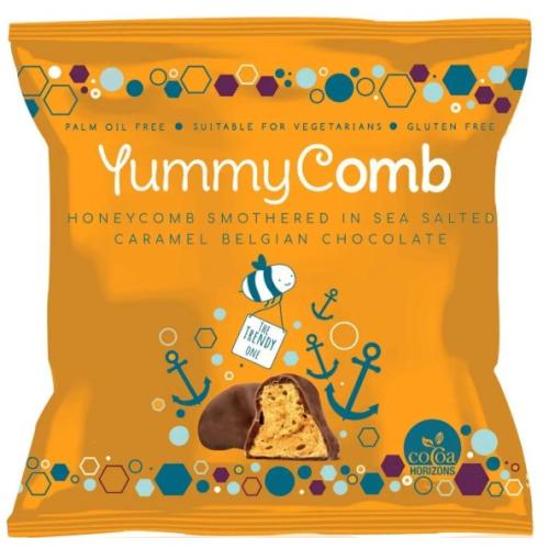 YummyComb Salted Caramel Milk Chocolate Pouch