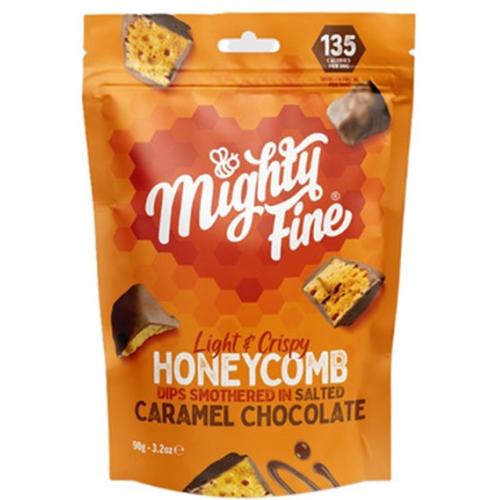 Mighty Fine Pouch - Salted Caramel Honeycomb in Milk Chocolate
