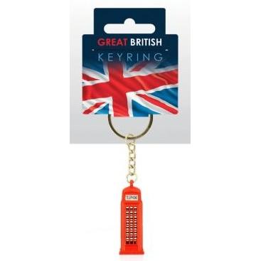 Keyring - Metal Telephone Box
