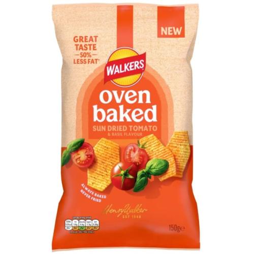 Walkers Baked Sun Dried Tomato & Basil