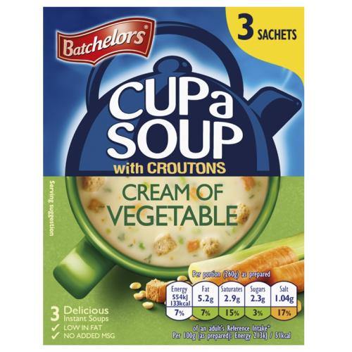 Batchelors Batchelor Cupa Soup Cream Of Vegetable