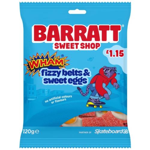 Barratt Sweet Shop - Wham Fizzy Belts & Sweet Eggs