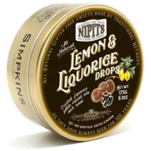 Simpkins Nipits Lemon and Liquorice Drops