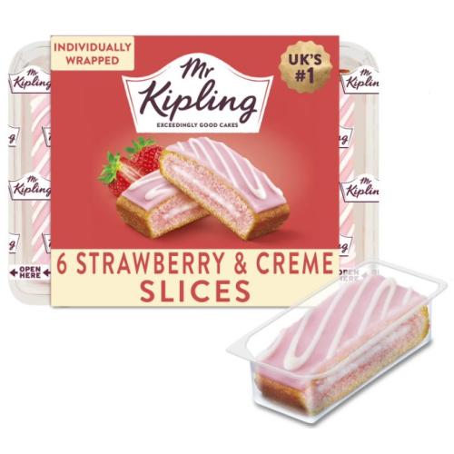 Strawberry & Cream Slices (Cdn Pkg)