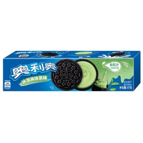 Cadbury Oreo Sandwich Biscuits - Matcha Flavoured Cream Filling