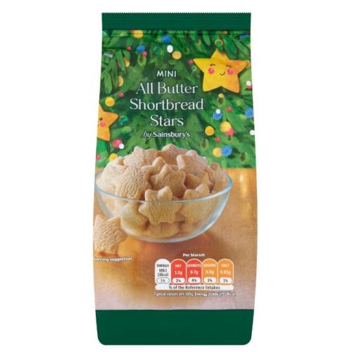 Sainsbury's Free From Xmas Mini Shortbread