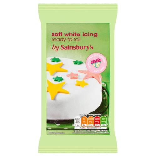 Sainsburys Sainsbury's Ready Rolled White Icing