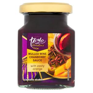 Sainsburys Sainsbury's Taste The Difference Mulled Wine Cranberry Sauce