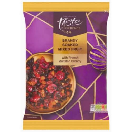 Sainsburys Sainsbury's Soaked Mixed Fruit In Alcohol